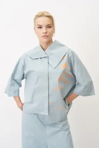 Symi Gömlek - Mavi - 3