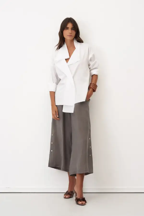 Syros Bluz - Beyaz - 3