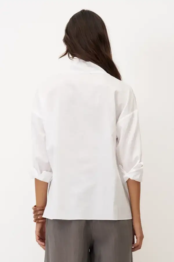 Syros Bluz - Beyaz - 6