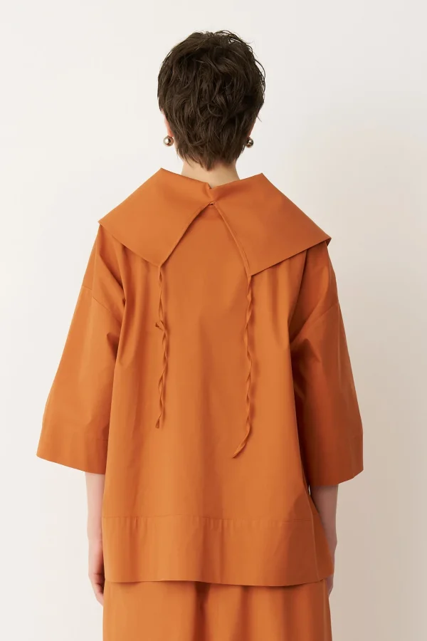 Taba Bir Yanı Baskılı Büyük Yaka Symi Gömlek - 6