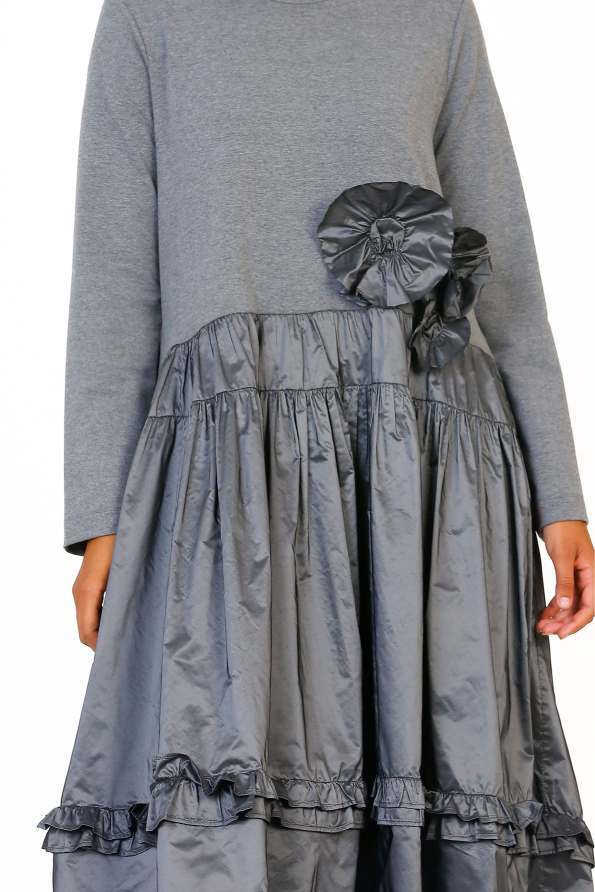 Taffeta Dress with Skirt - 6