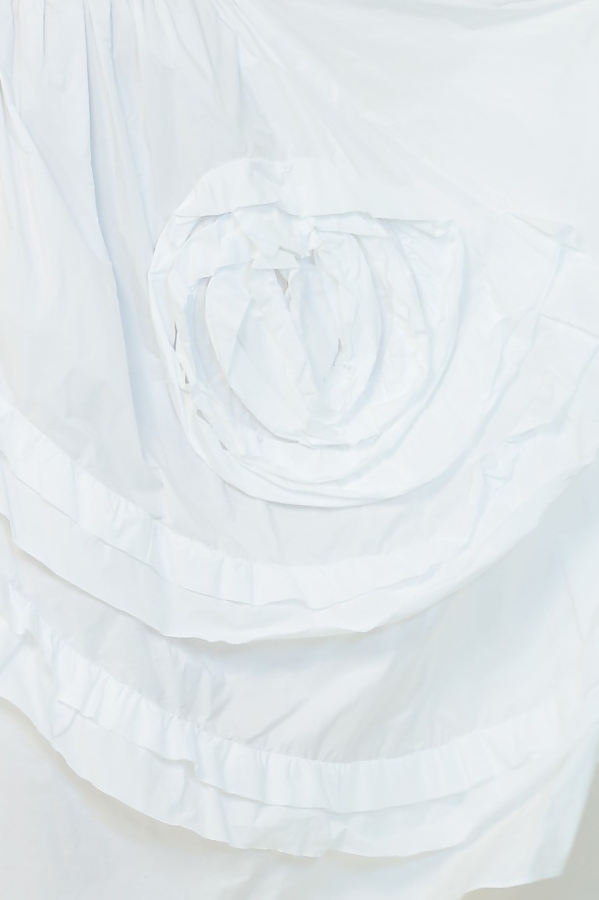 تنورة غجرية من التفتا - أبيض - 7