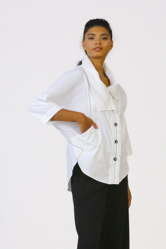 Taffeta Shirt - White - 2