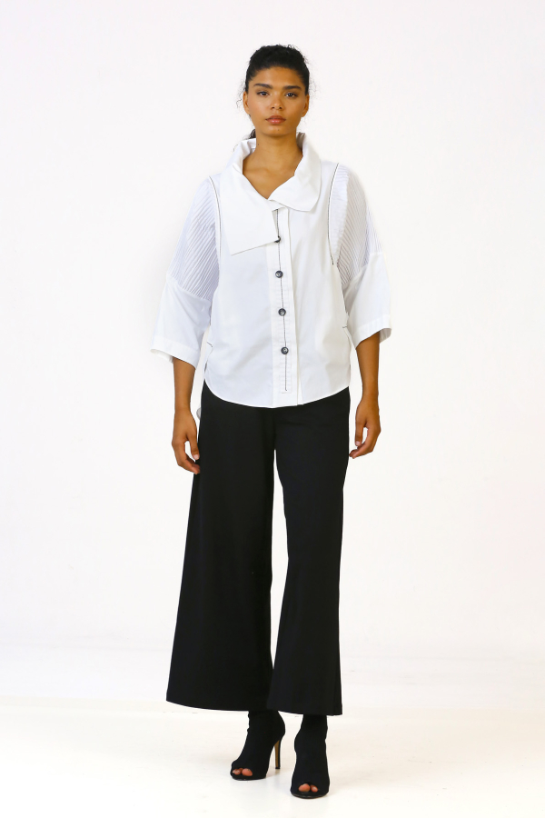 Taffeta Shirt - White - 1