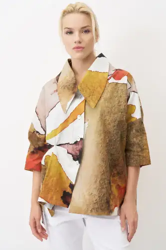 Thasos Gömlek - Desenli - BIZE (1)