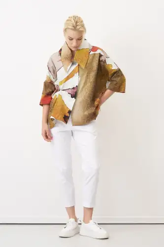 Thasos Gömlek - Desenli - 1