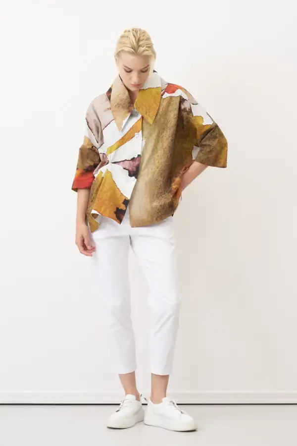 Thasos Gömlek - Desenli - 1