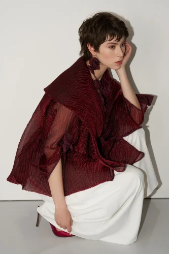 Tilos Ceket - Bordo - 4