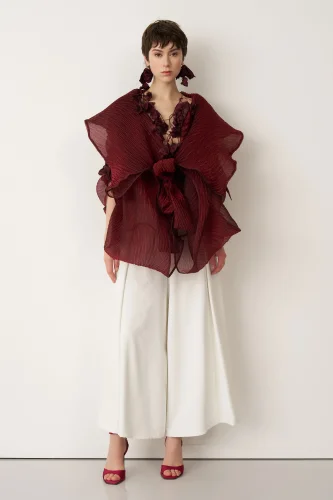 Tilos Ceket - Bordo - 5