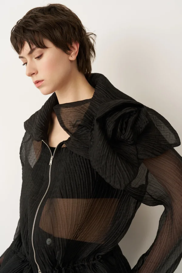 Tilos Güllü Ceket - Siyah - 1