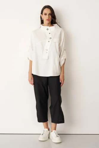 Tinos Gömlek - Beyaz - BIZE (1)