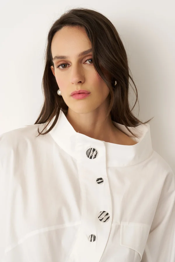 Tinos Gömlek - Beyaz - 5