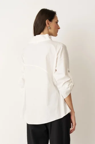 Tinos Gömlek - Beyaz - 6