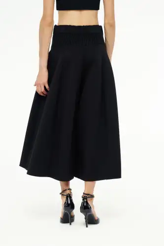 Triko Bel Scuba Pantolon - Siyah - 4