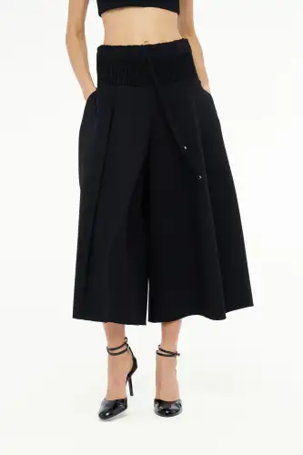 Triko Bel Scuba Pantolon - Siyah - 1