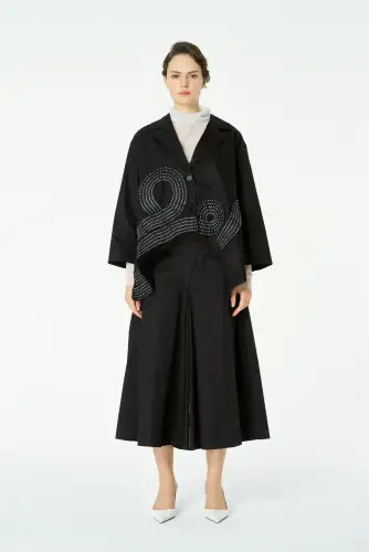 Uranüs Blazer Ceket - Siyah - 2