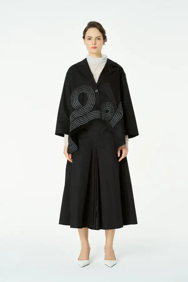 Uranüs Blazer Ceket - Siyah - BIZE (1)