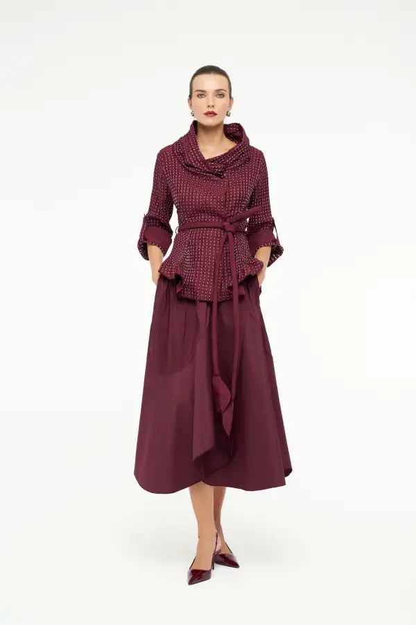 Uranüs Ceket - Bordo - BIZE (1)