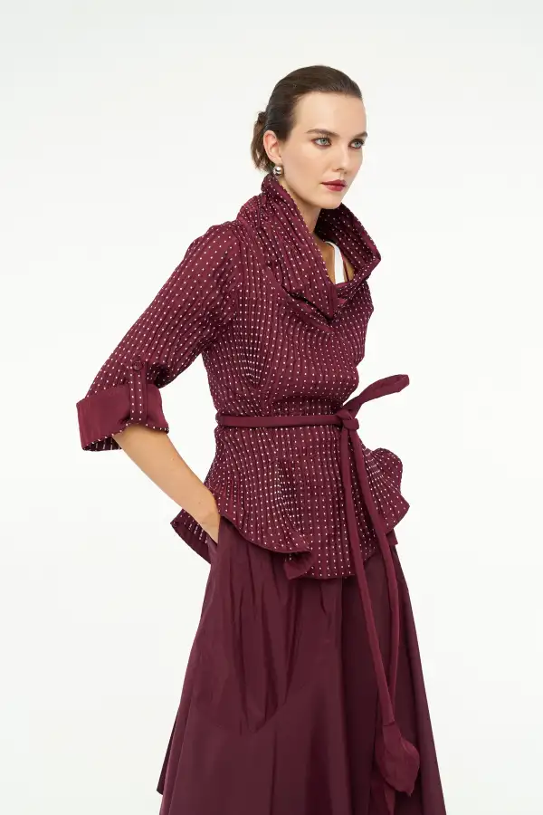 Uranüs Ceket - Bordo - 7