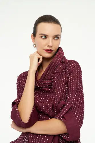 Uranüs Ceket - Bordo - 8