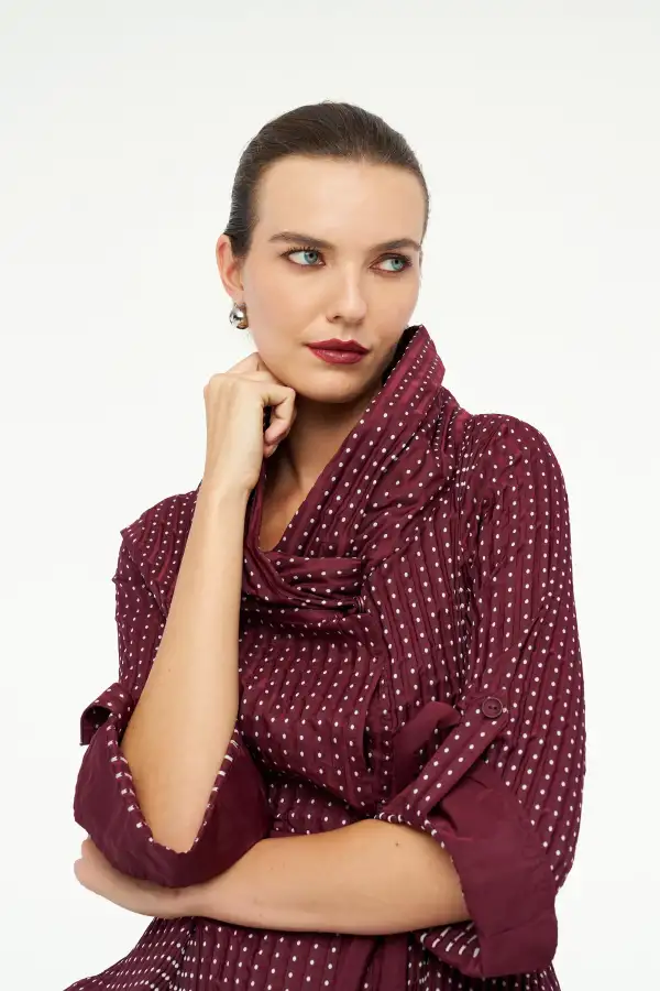 Uranüs Ceket - Bordo - 8