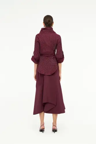 Uranüs Ceket - Bordo - 9