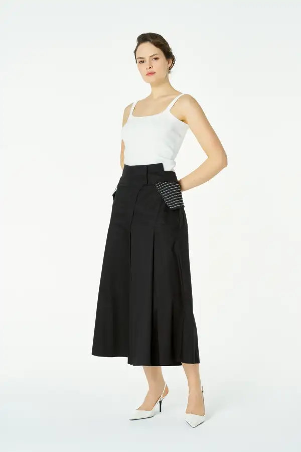 Uranüs Pantolon - Siyah - 1