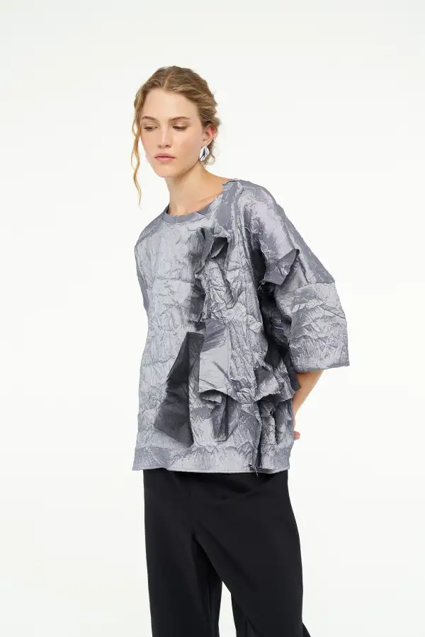 Vega Bluz - Gri - 1