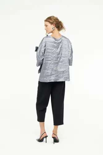 Vega Bluz - Gri - 5