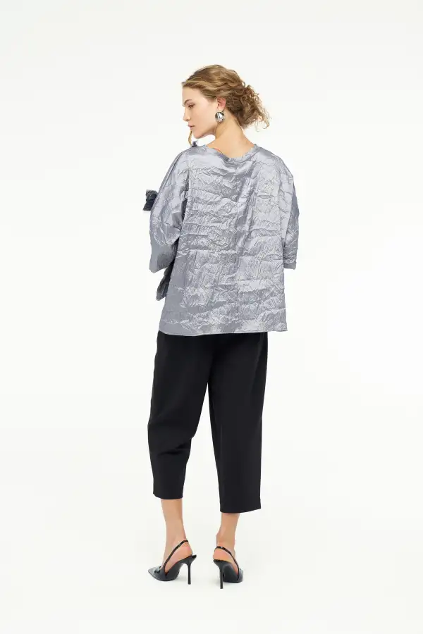 Vega Bluz - Gri - 5