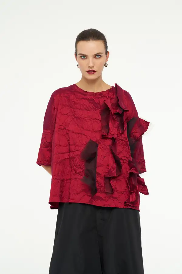 Vega Bluz - Kırmızı - 5