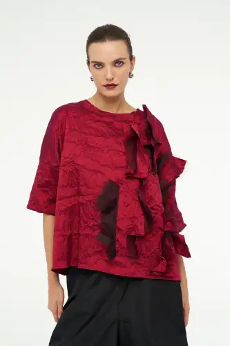 Vega Bluz - Kırmızı 