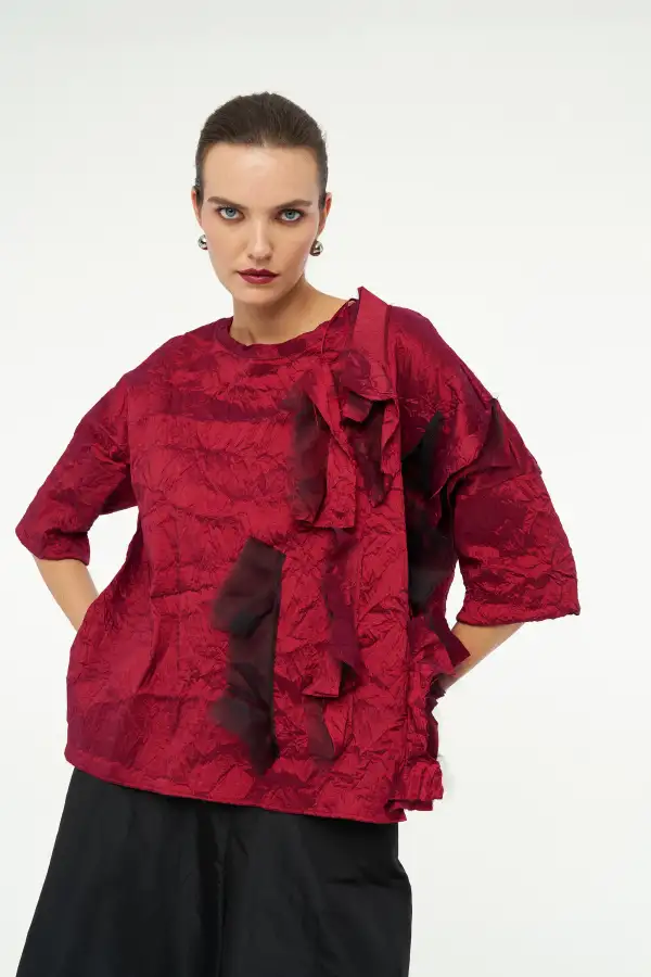 Vega Bluz - Kırmızı - 4