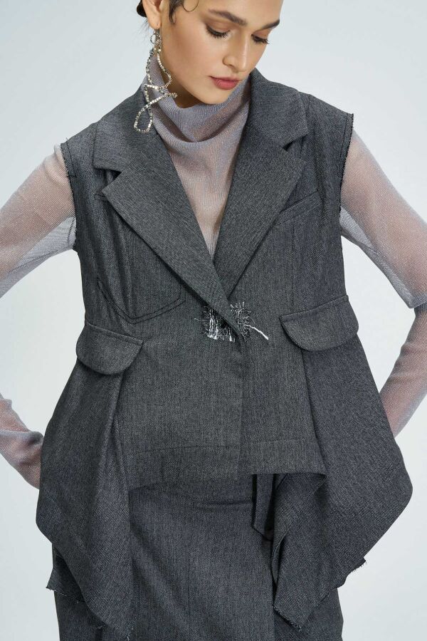 Vest with Front Detail - 5