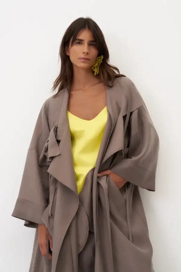 Vizon Büyük Yakalı Uzun Limnos Kap - 4